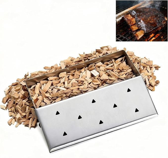 Smoking Wood Chips Variety Pack, 3 Flavors, 2 lbs × 3 — All-Natural BBQ Smoking - Image 2