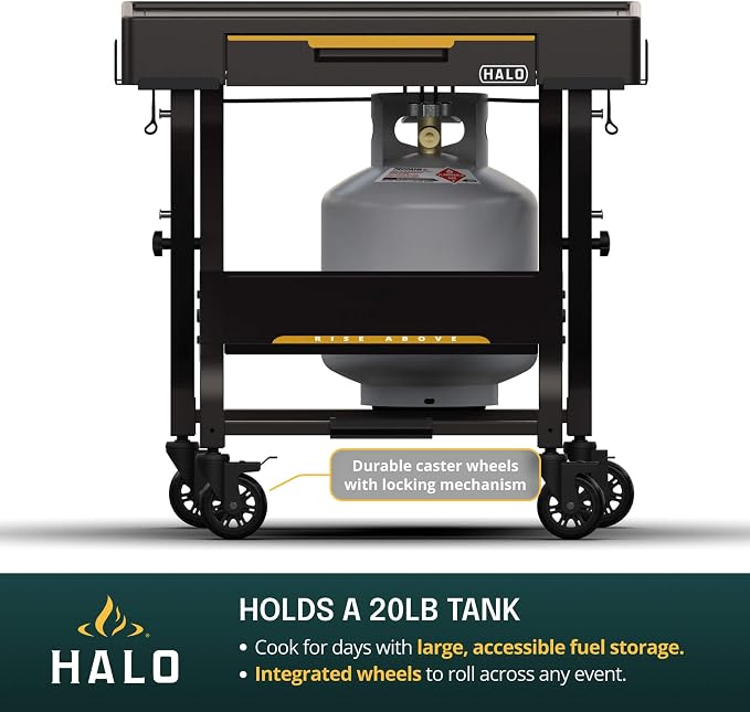HALO Outdoor Countertop Cart | Prep Station or Griddle/Oven Cooking Surface | - Image 4