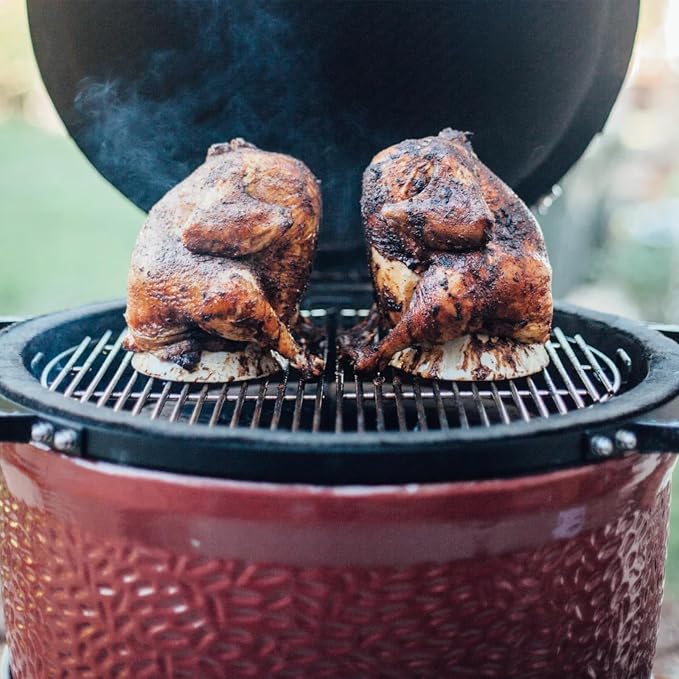 KAMaster 2 in 1 Cast Iron Ash Can Fit Kamado Grill Classic Joe, - Image 8