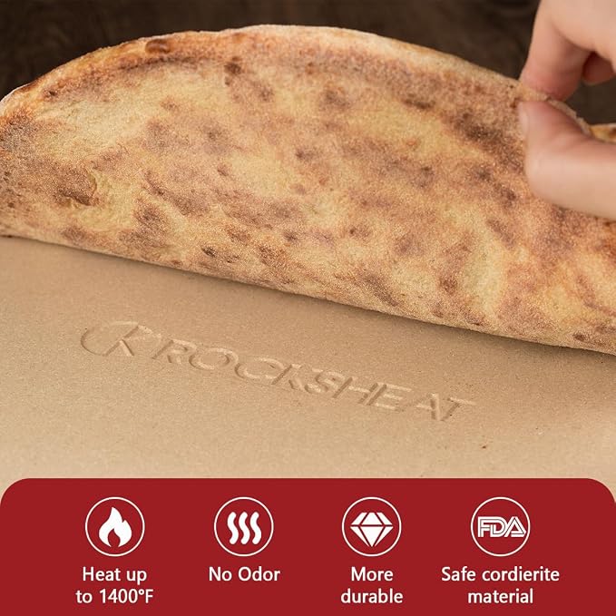 K ROCKSHEAT Pizza Stone Round 16 Inch - Image 3
