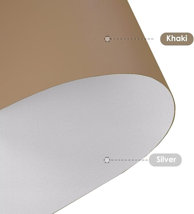 Leather Table Cover, 1.8mm Thick, 30x60 Inch Desk Cover, Large Desk Mat - Image 2