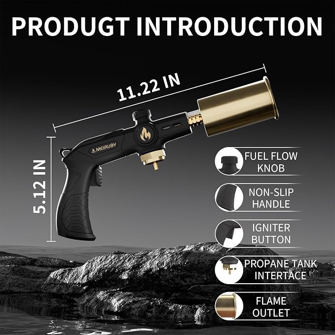 Powerful Propane Torch, Stocking Stuffers Gift - Image 2