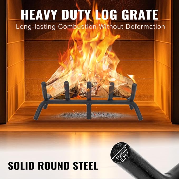 Fireplace Grate 17 inch - Image 4
