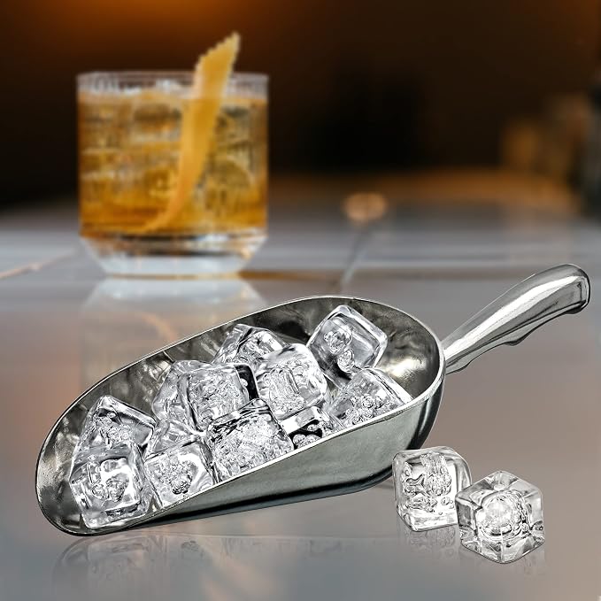 Amazing Abby - Elsa - 24-Ounce Aluminum Ice Scoops, Cast Aluminum Utility Scoops - Image 3
