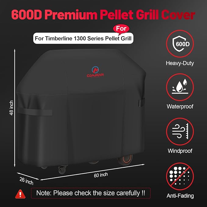 Comnova Grill Cover for Traeger Timberline 1300 - Image 2