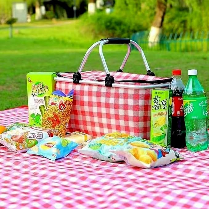 Insulated Picnic Basket Cooler Bag - Image 7