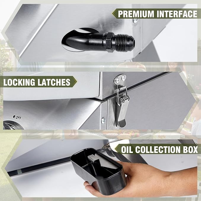 BESTFIRE Tabletop Gas Grill - Image 6