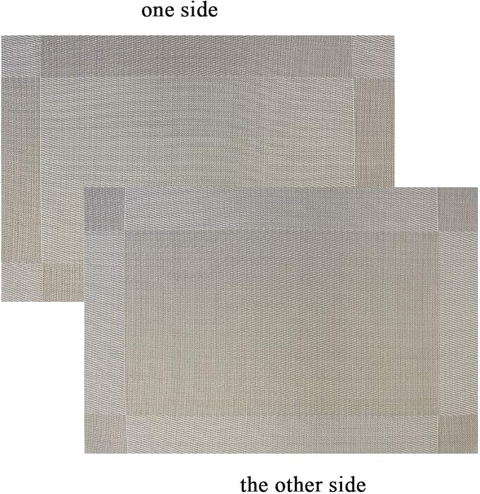 PIGCHCY Place Mats Heat-Resistant Non Slip Table Mats - Image 5