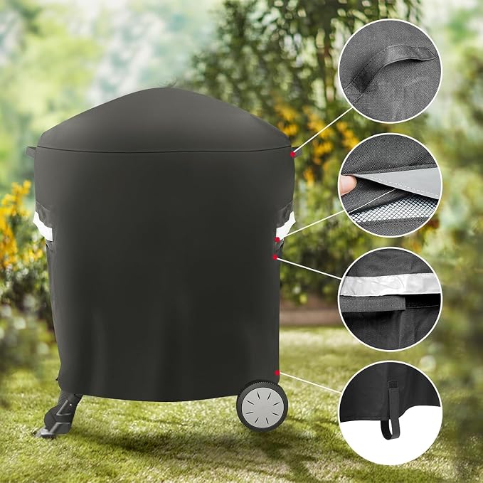 7113 Grill Cover for Weber Q Series, 600D Anti-Fade Compatible - Image 7