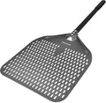 Perforated Pizza Peel, 14 x 16 Inch Rectangular Pizza Turning Peel, by VIKCOLEE