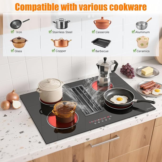 Noxton 30”Electric Cooktop - Image 5