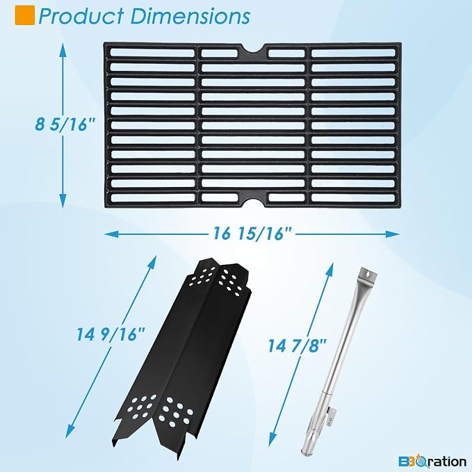 Replacement Parts Kit for Nexgrill 2-Burner 720-0864 720-0864M, Grill Parts Kit - Image 6