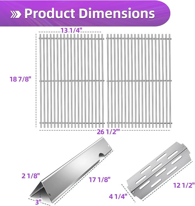 Stainless Steel 66095 Grill Grates - Image 2
