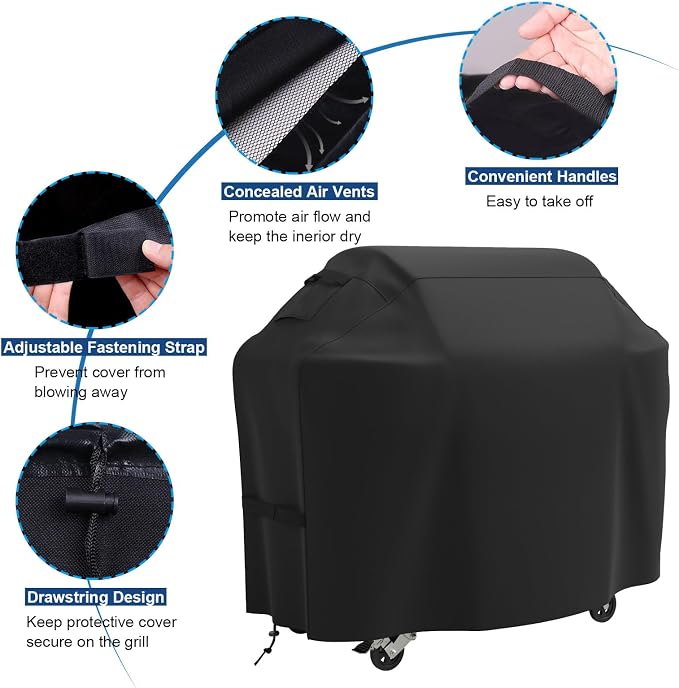 Grill Cover, BBQ Grill Covers for Outside 60 inch - Image 3