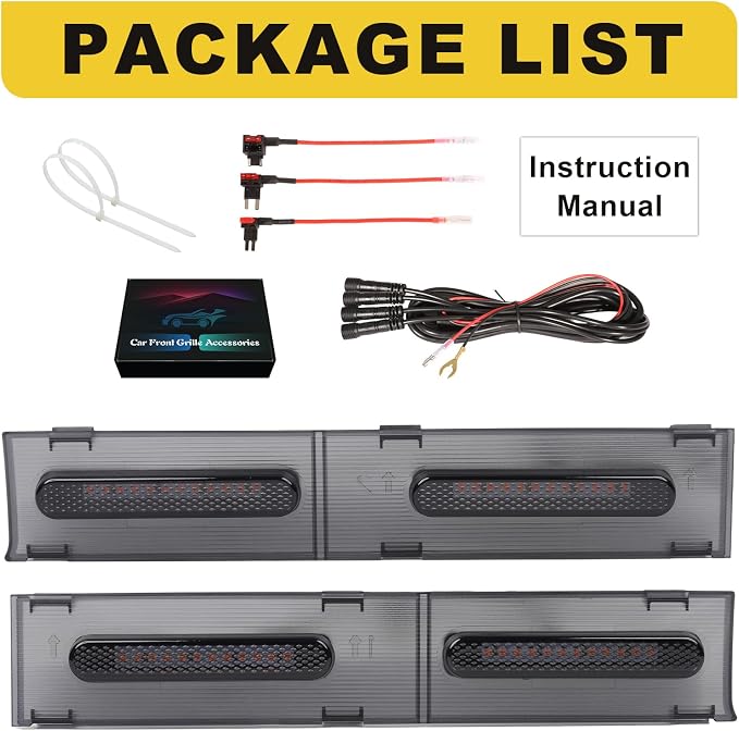 Front Grille Grill Lights for 2024 2025 Tacoma SR SR5 Led Grill Light - Image 4