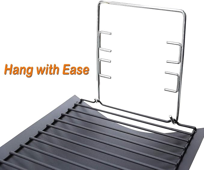 MixRBBQ 20 inch Ash pan with 2pcs Fire Grate Hanger - Image 5