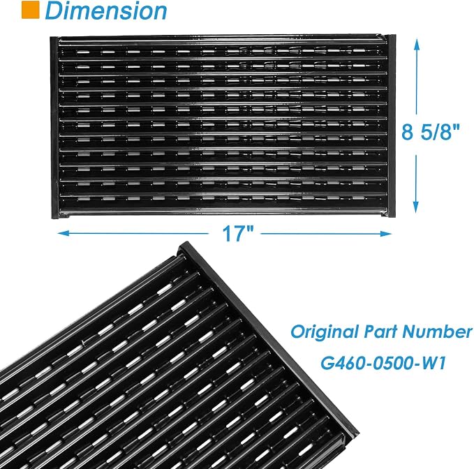 17" Grill Grate for Charbroil Performance TRU-Infrared 450 3-Burner 463370719 - Image 3