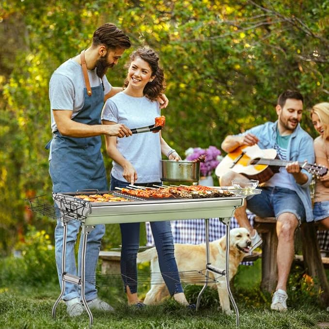 Portable Charcoal Grill, Outdoor BBQ Grill - Image 7