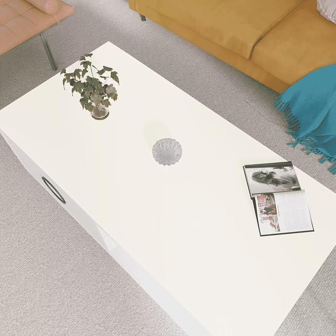 Leather Table Cover, 1.8mm Thick, 24x48 Inch Table Protector, Glass Table by Zinkooat