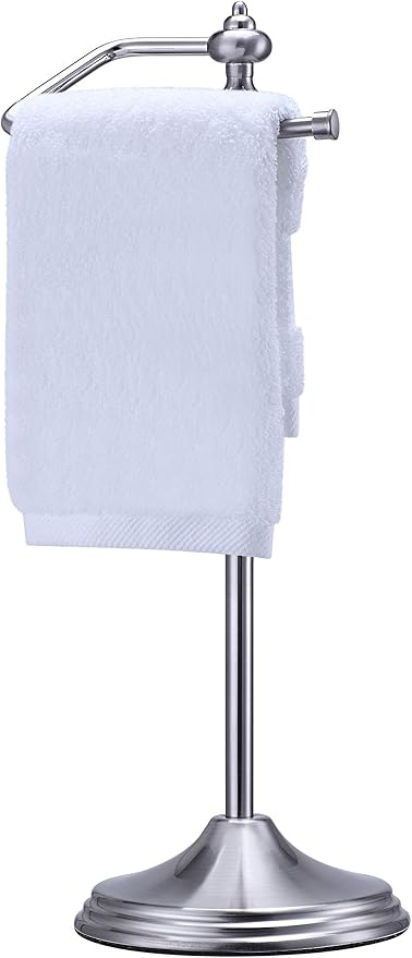 SunnyPoint Heavy Weight Metal Fingertip Towel Holder Stand by SunnyPoint