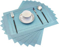 PIGCHCY Heat Insulation Non Slip Plastic Placemats, Washable Easy to Clean by PIGCHCY