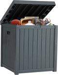 ZYJOYY 51 Gallon Resin Deck Box, Outdoor Storage Box Waterproof by ZYJOYY