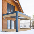 FoundGo 8'Hx15'W Outdoor Vinyl Curtains by FoundGo
