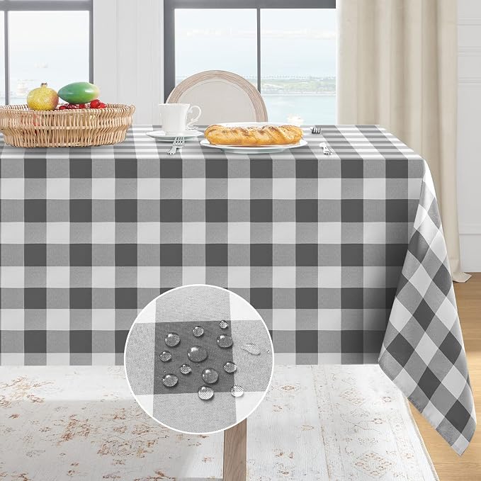 Softalker Gingham Checkered Tablecloth Rectangle by Softalker