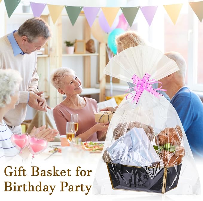 Tuanse 30 Pcs Basket for Gift Empty DIY Bulk Gift Basket Kit - Image 5