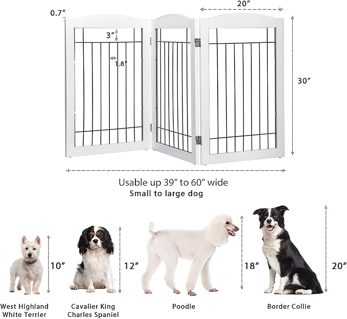 Spirich Freestanding Wire Pet Gate - Image 4