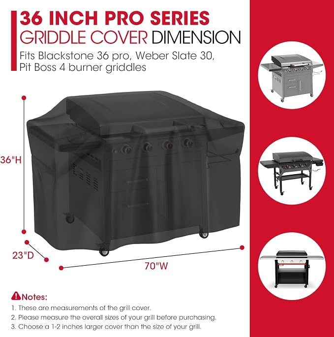 Unicook 70 Inch Griddle Grill Cover - Image 2