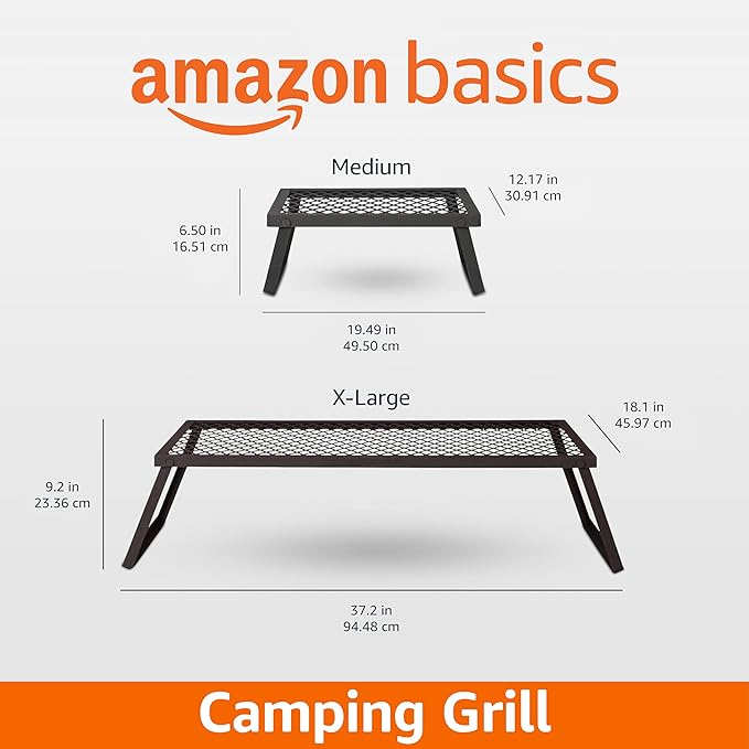 Amazon Basics Heavy-Duty Portable Camping Grill Grate - Image 4