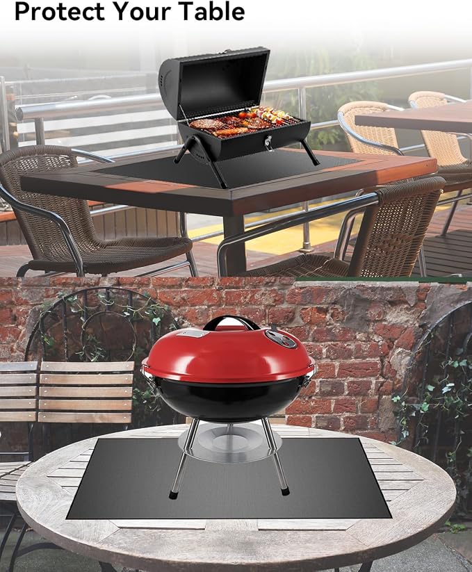 29×29 inch Heavy Duty Large Under Grill Mats - Image 6