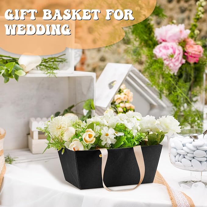 Tuanse 30 Pcs Basket for Gift Empty DIY Bulk Gift Basket Kit - Image 4