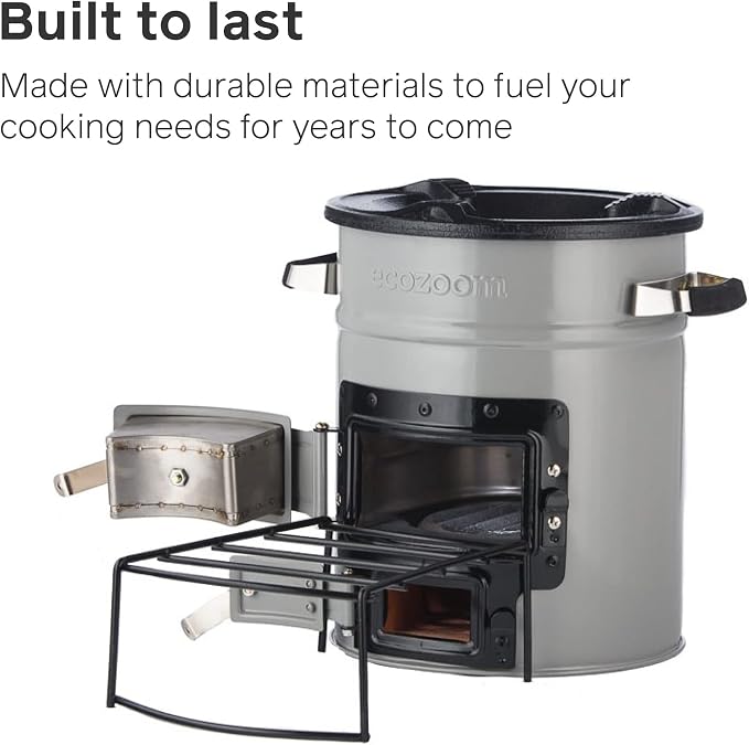 EcoZoom Rocket Stove – Heavy Duty Dual Fuel Portable Camping & Emergency Stove - Image 5