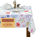 Maison d' Hermine Table Cloth Rectangle Table 100% Cotton 60 x 90 Inches by MaisondHermine