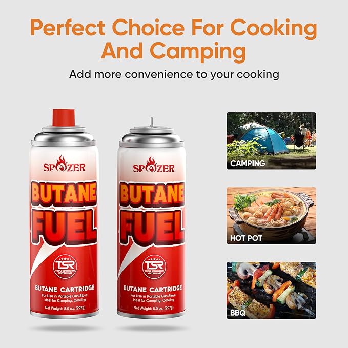 Butane Refill Canisters 227g Premium Butane Fuel - Image 4