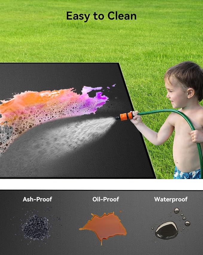 55×39 inch Heavy Duty Large Under Grill Mats - Image 4