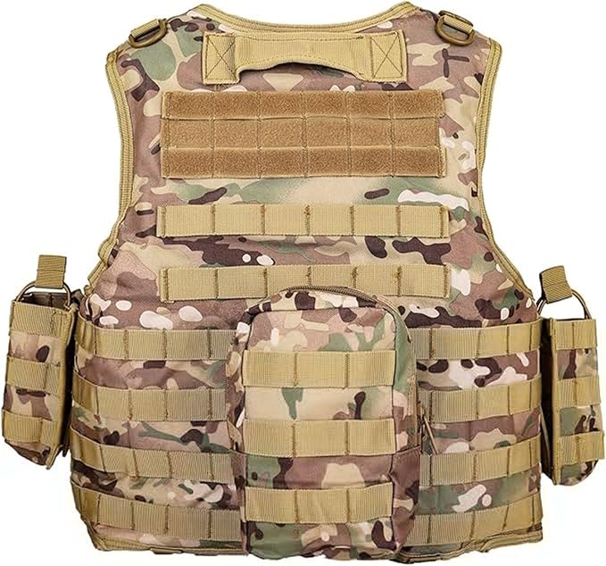 YAKEDA Adjustable Tactical Airsoft Training Vest | Camping, Gift - Image 3