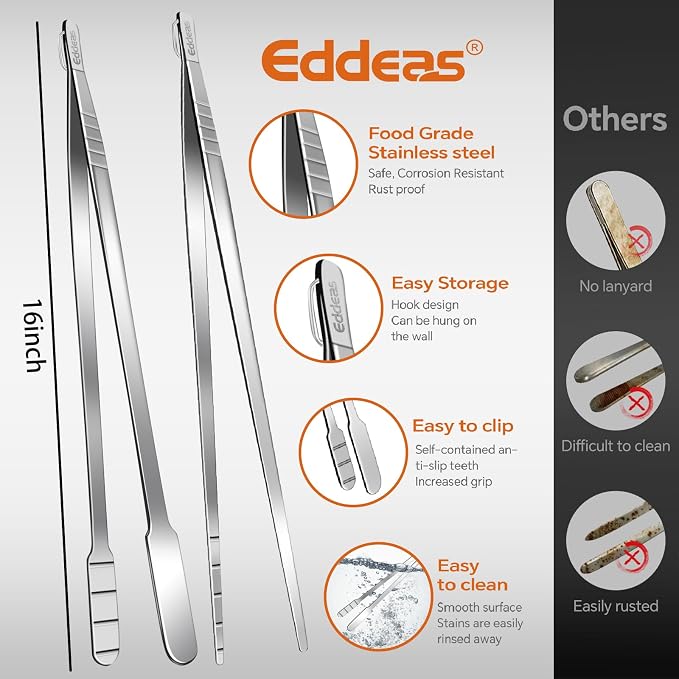 16 Inch long Kitchen Tweezers - Image 7
