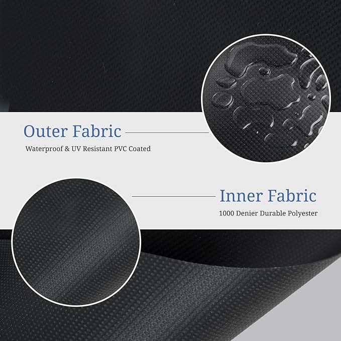 Covers & All Rectangle Table Top Cover, 12 Oz Waterproof UV & Weather Resistant - Image 3