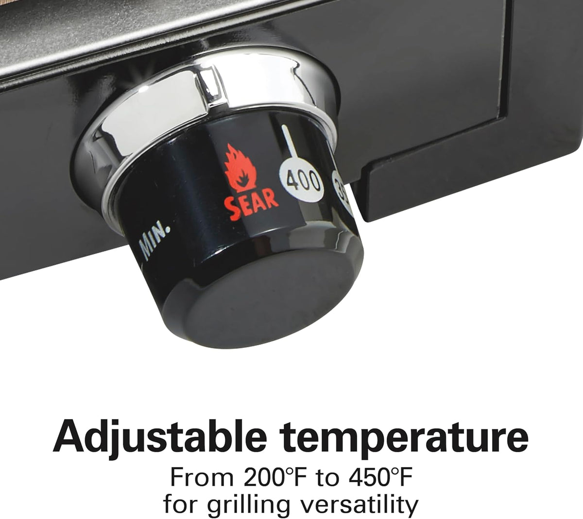 Electric Indoor Searing Grill with Adjustable Temperature Control to 450F, 118 – features