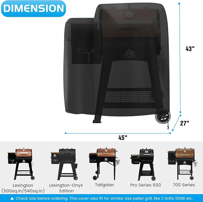 Grill Cover for Pit Boss 500 700 Series 700FB Lexington Classic Wood Pellet - Image 5