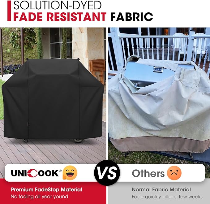 Unicook 58 Inch Grill Cover for Weber Genesis II, LX 300 Series and Genesis 300 - Image 4