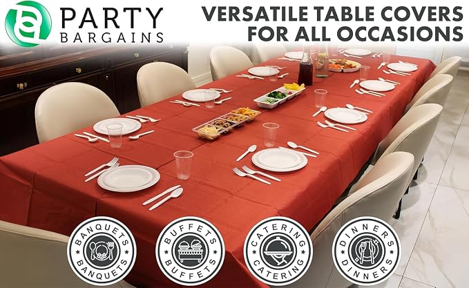 PARTY BARGAINS Disposable Table Covers - Image 6