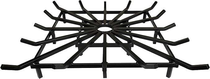 SteelFreak Super Heavy Duty Square Wheel Fire Pit Grate by SteelFreak