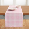 Solino Home Linen Checkered Table Runners 72 Inches Long by SolinoHome