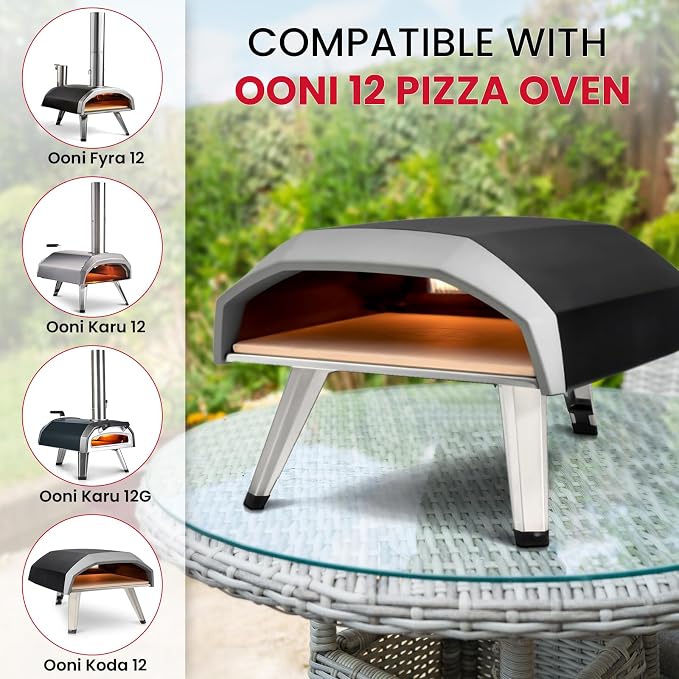 Unicook Pizza Stone 13 Inch, Cordierite Square Baking Stone - Image 3