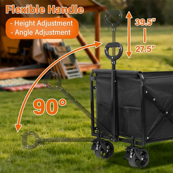 Wagons Carts Foldable — Heavy Duty Collapsible Wagon - Image 9