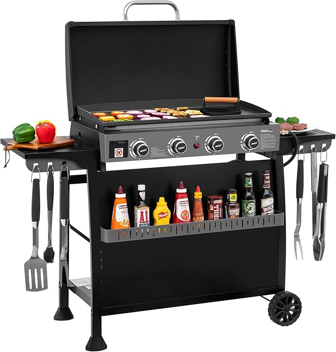 Royal Gourmet PD4001 4 Burner Propane Gas Griddle by RoyalGourmetCorp